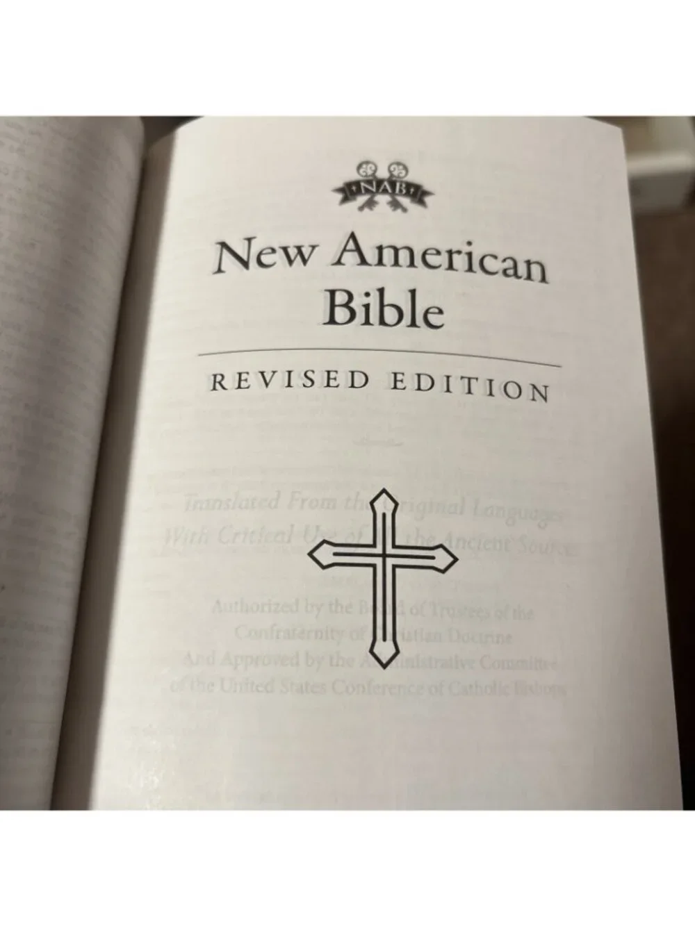 HOLY BIBLE E100 Military Edition New American Version W/ Lectio Divina Paperback